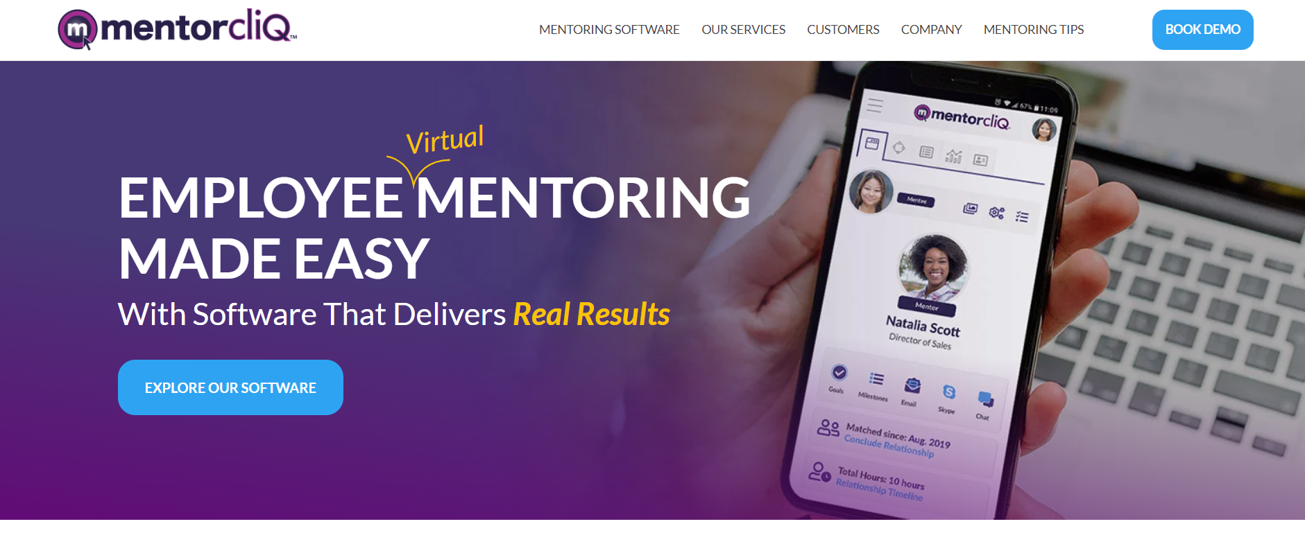 mentorcliq mentoring platform